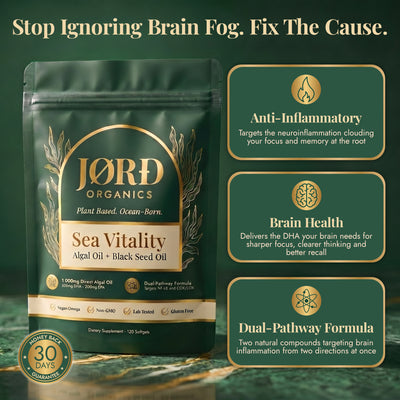 Jord Organics Brain Algal Oil Softgels