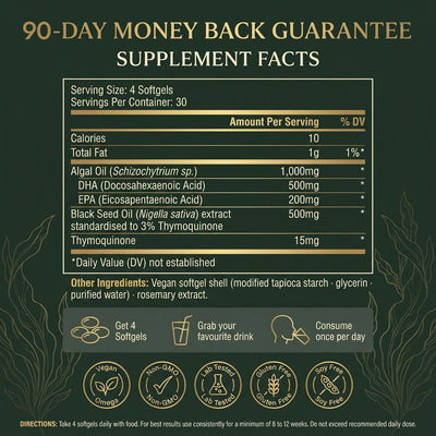 Jord Organics Algal Oil Softgels